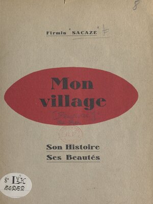 cover image of Mon village